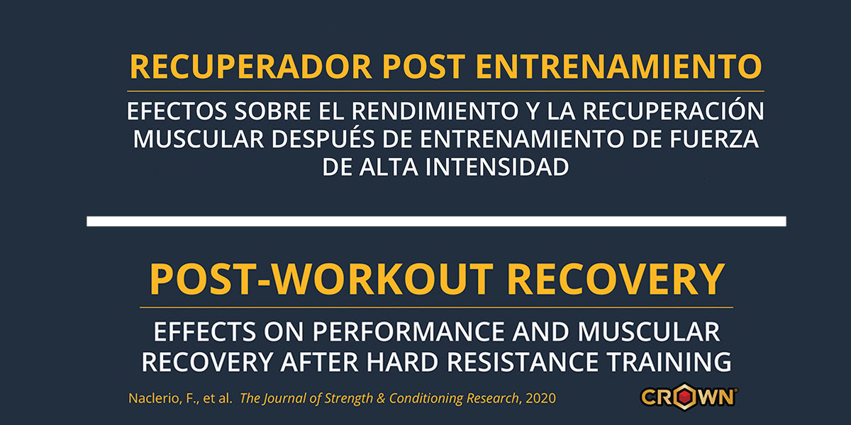 SUPLEMENTACIÓN MULTI-INGREDIENTE PARA ACELERAR LA RECUPERACÓN MUSCULAR