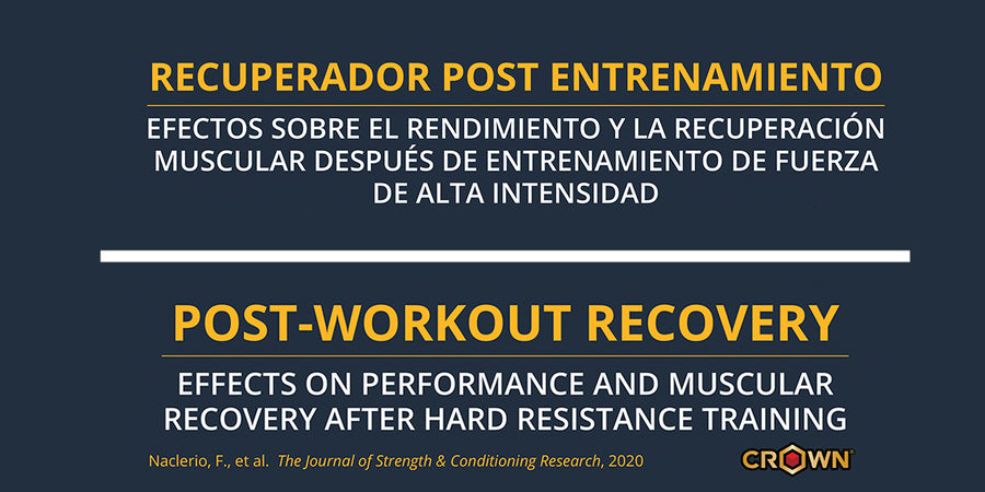 SUPLEMENTACIÓN MULTI-INGREDIENTE PARA ACELERAR LA RECUPERACÓN MUSCULAR