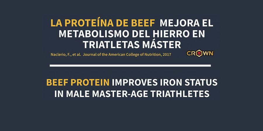 LA PROTEÍNA DE BEEF MEJORA EL METABOLISMO DEL HIERRO EN TRIATLETAS MÁSTER