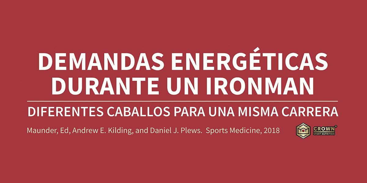 DEMANDAS ENERGÉTICAS DURANTE UN IRONMAN