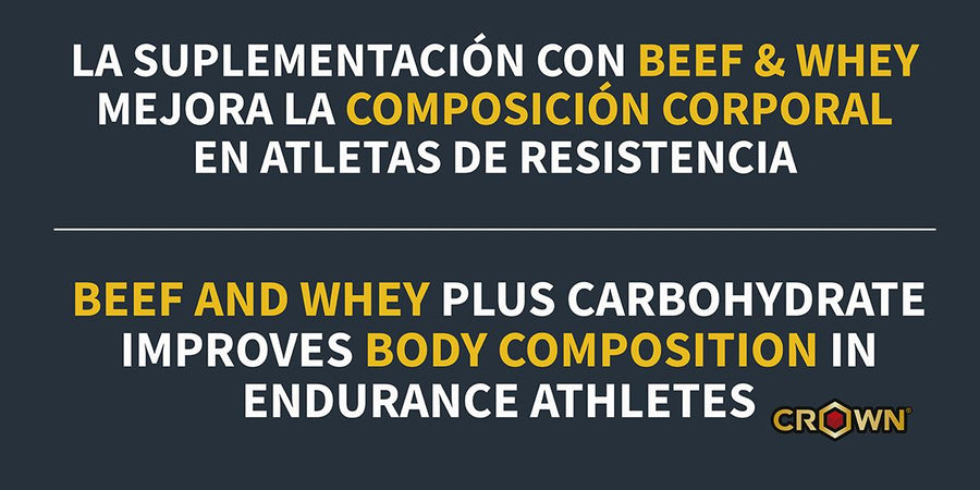 LA SUPLEMENTACIÓN CON BEEF & WHEY MEJORA LA COMPOSICIÓN CORPORAL EN ATLETAS DE RESISTENCIA