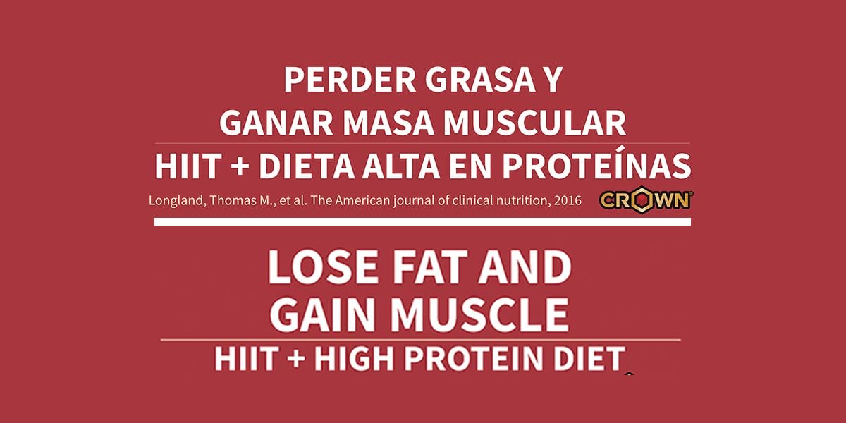 PERDER GRASA Y GANAS MASA MUSCULAR | HIIT + DIETA ALTA EN PROTEÍNAS