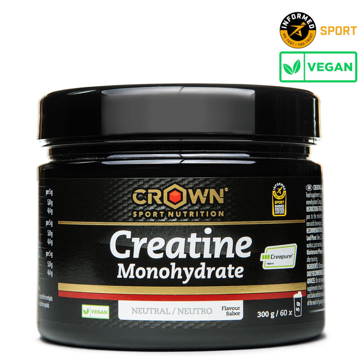 Creatina Monohidrato (Creapure®) - Sabor Neutro - imagen principal