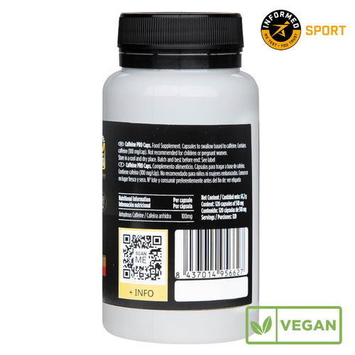Cápsulas de cafeína (CAFFEINE PRO CAPS 100MG) - imagen de producto 2