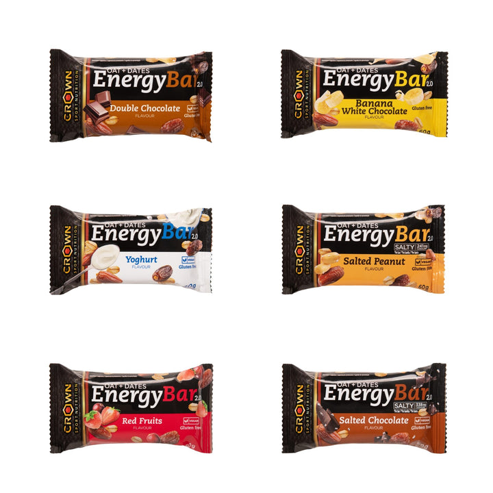 Pack Energy Bar 2.0 Tester (x12) – Pack degustación de barritas energéticas de avena y dátil sin gluten - imagen principal