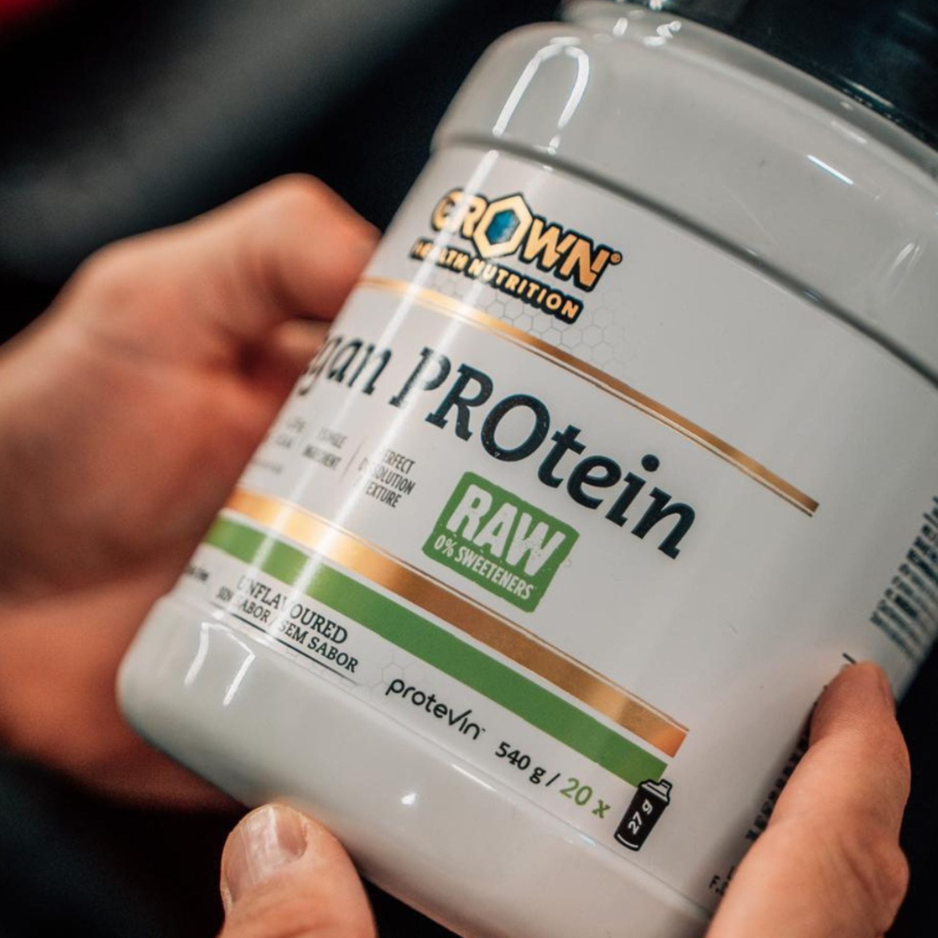 Etiqueta Proteína Vegana