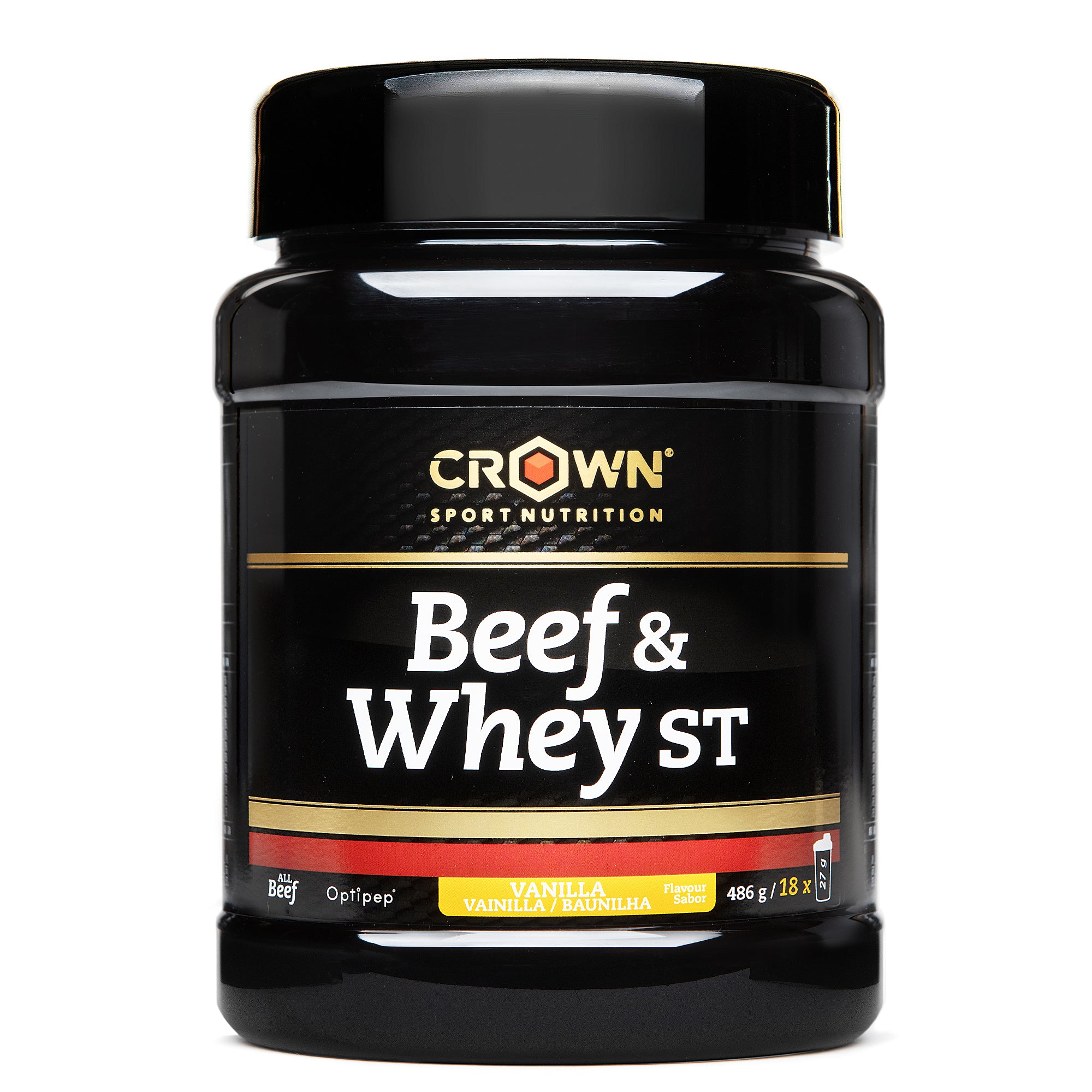 Beef & Whey ST (Sabor Vainilla) - Bote de 486 g (18 tomas) - imagen principal