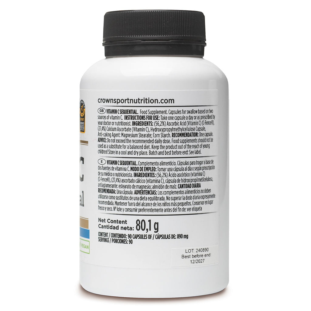 ingredientes etiqueta vitamina c