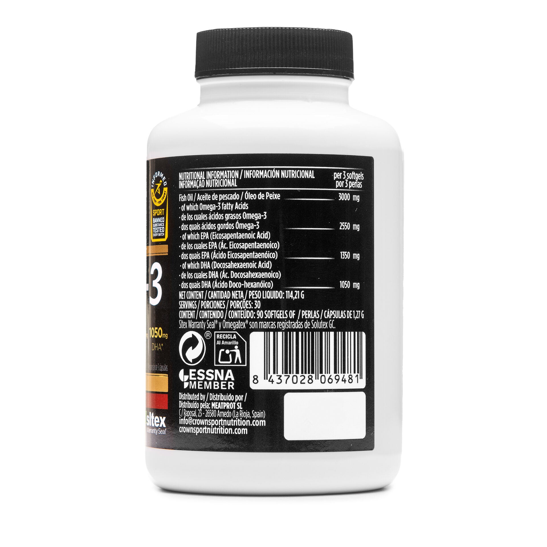 Omega-3 Athlete (90 Softgels) - imagen de producto 3