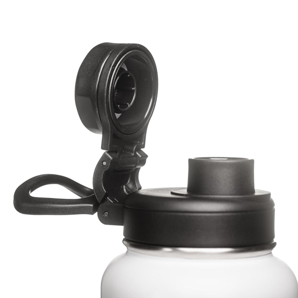 ThermoSPORT Bottle 1 L – Botella térmica deportiva de acero inoxidable color blanco
